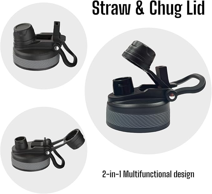 Water Bottle, Insulated water bottle, Stainless steel water bottle for kids men women Sports water bottle 32 oz Water bottle with straw Insulated Flask (Blue)