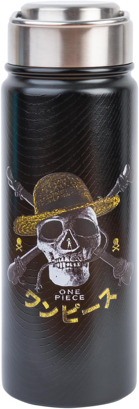 One Piece Bottle | One Piece Merch | One Piece Gift | Hot&Cold 550ml - 18 oz Water Bottle | Hot and Cold Water Bottle | Water Bottle Metal