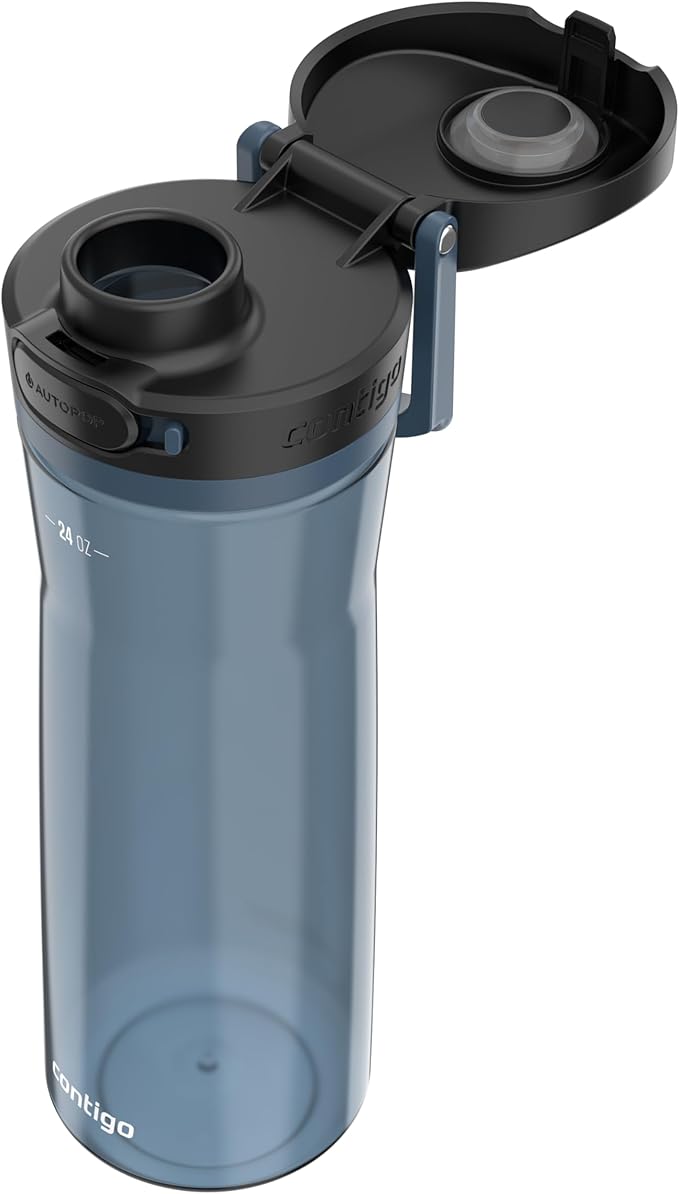Contigo Jackson Water Bottle, 24 oz, Blueberry