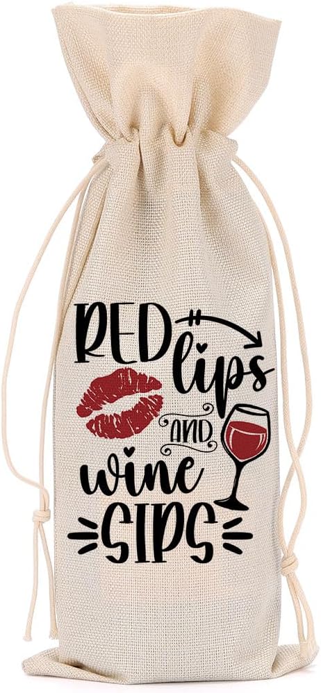 Funny Wine Quotes Wine Bag Wine Tasting Party Supplies for Wine Lovers Women Men Yaya Groom Friend Christmas Birthday Wedding Bachelorrette Party Wine Bags