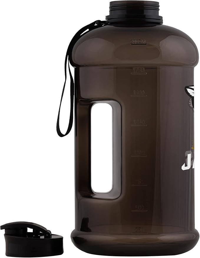 FOCO NFL Team Logo 2L Plastic Clear Large Sports Water Bottle