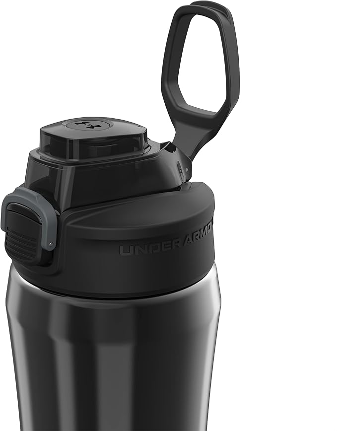 Under Armour 18oz Beyond Stainless Steel Water Bottle, Vacuum Insulated, Self Draining Protective Cap, Leak Proof, For Kids & Adults, All Sports, Gym