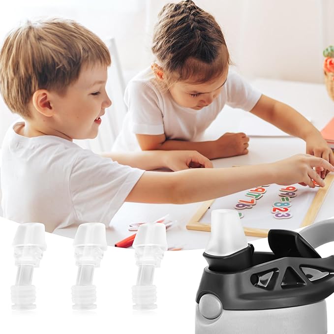 4pcs Water Bottle Bite Valve for Contigo, Water Bottle Mouthpiece Replacement Silicone Water Bottle Bite Valve Replacement Accessories for Contigo Water Bottle