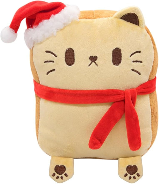 Toast Bread Plush Pillow Toy Bread Doll Funny Cute Food Plushies Stuffed Animal Soft Birthday Party Xmas Gifts 12in (Yellow, OneSize)