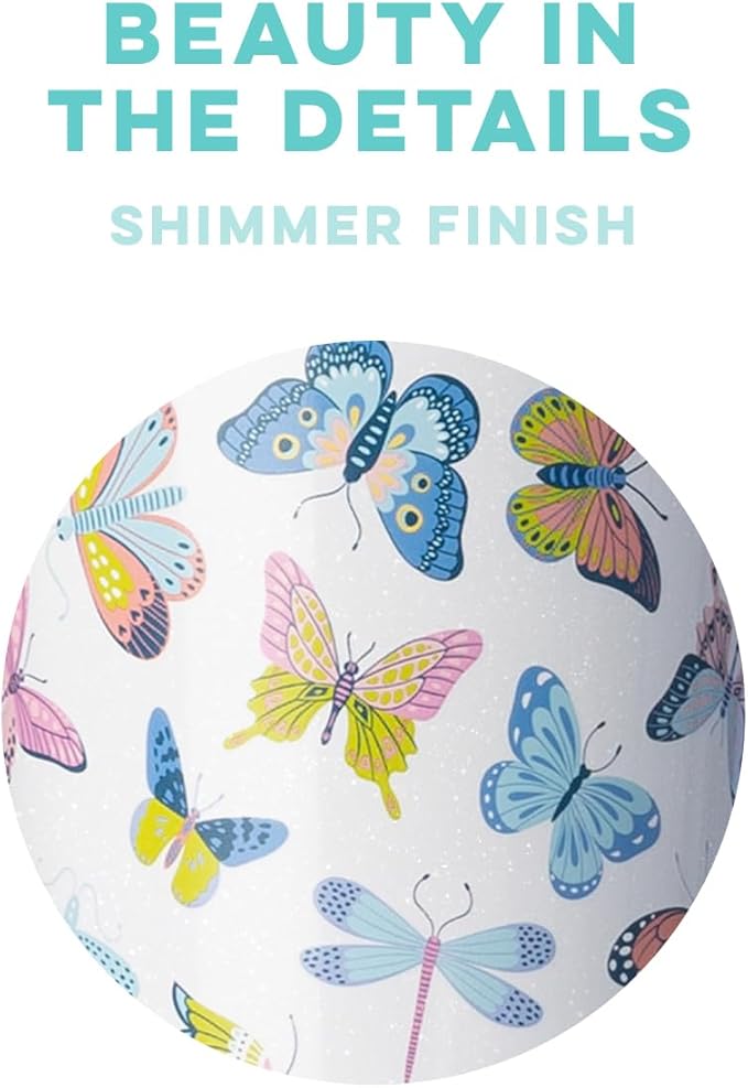 Swig Life 26oz Insulated Water Bottle with Straw & Flip + Sip Handle | Leak Proof, Dishwasher Safe, Cup Holder Friendly, Stainless Steel Water Bottle (Butterfly Bliss)