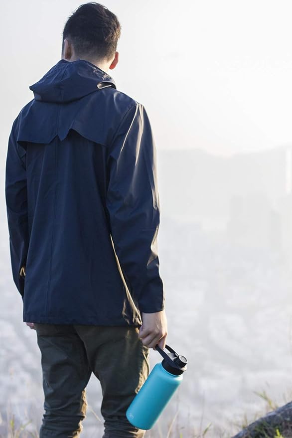 Simple Modern Chug Sports Lid - Fits All Summit and Hydro Flask Wide Mouth Water Bottle Sizes - Leak Proof Handle Cap for 10, 12, 14, 16, 18, 20, 22, 24, 32, 40, 64 & 84 oz Blush