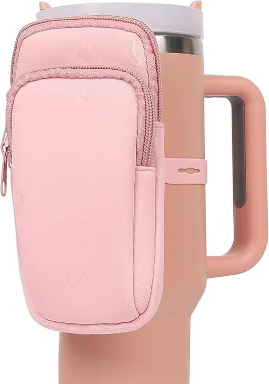 MLKSI Water Bottle Zipper Pouch (Pink)