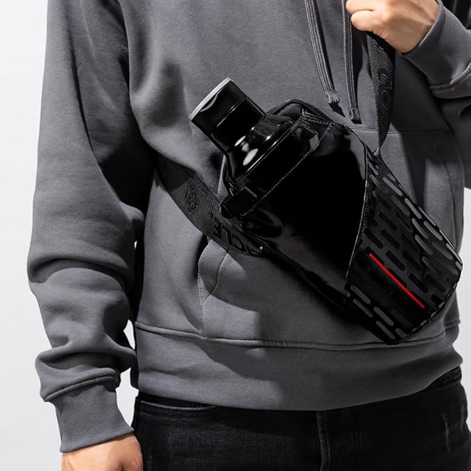 Corkcicle x Star Wars Darth Vader Crossbody Water Bottle Sling Bag, Fits 16 oz to 40 oz Tumbler – Water Bottle Holder with Strap Securely Holds Bottle, Cards, Phone, & Keys