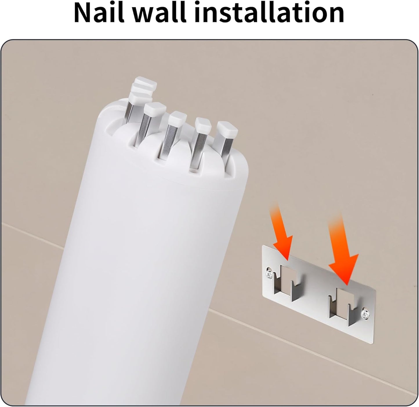 Wall Mounted Clothes Drying Rack - Foldable Tripod, Over The Door Rack for Laundry Bedroom, Household Aluminium