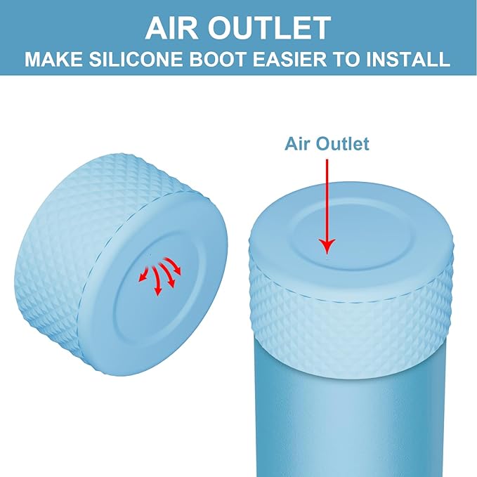 Silicone Boot for Owala Water Bottle 24 oz 32 oz 40 oz, Anti-Slip Protective Sleeve for FreeSip/Twist/Flip Stainless Steel Water Bottles Accessories