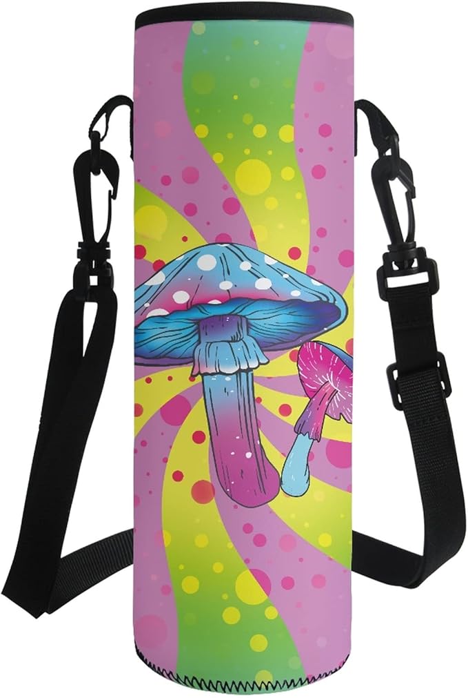 Jndtueit Basketball Water Pouch Holder, Soccer Bottle Cooler Cover Holder Strap for Outdoor Sports Gym Camping Walking