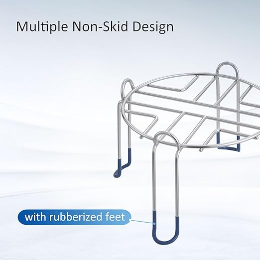 Water Filter Stainless Steel Stand, with Rubberized Non-Skid Feet, Replacement for Berkey® Water Filter System, King Tank Gravity-fed Water Filter System