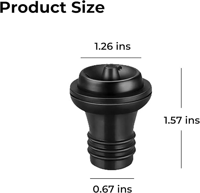 Wine Saver Vacuum Stoppers of 8 Rubber Wine Stoppers, for Wine Saver Vacuum Pump Wine Preserver, Reusable Bottle Sealer, Best Wine Air Vacuum Stoppers to Keep Wine Fresh, Ideal Wine Accessories Gift