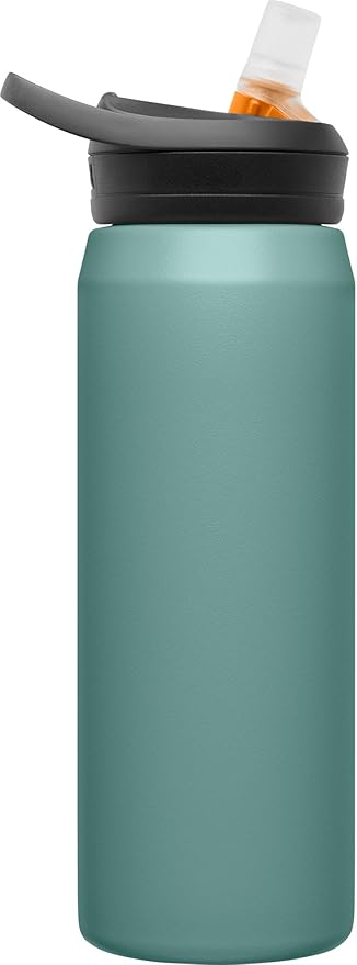 CamelBak Eddy+ Water Bottle with Straw 25oz - Insulated Stainless Steel, Forest Floor