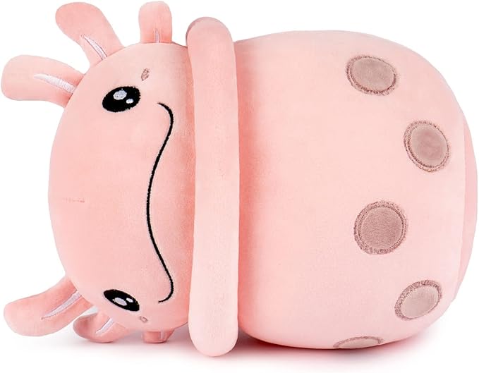 Niuniu Daddy Stuffed Boba Plushies Squishy Bubble Tea Plush Toy Pillow Cute Milk Tea Plushie Adorable Cuddle Pillow Stuffed Food Toy Great Gift for Birthday/Christmas (Axolotl, Medium)