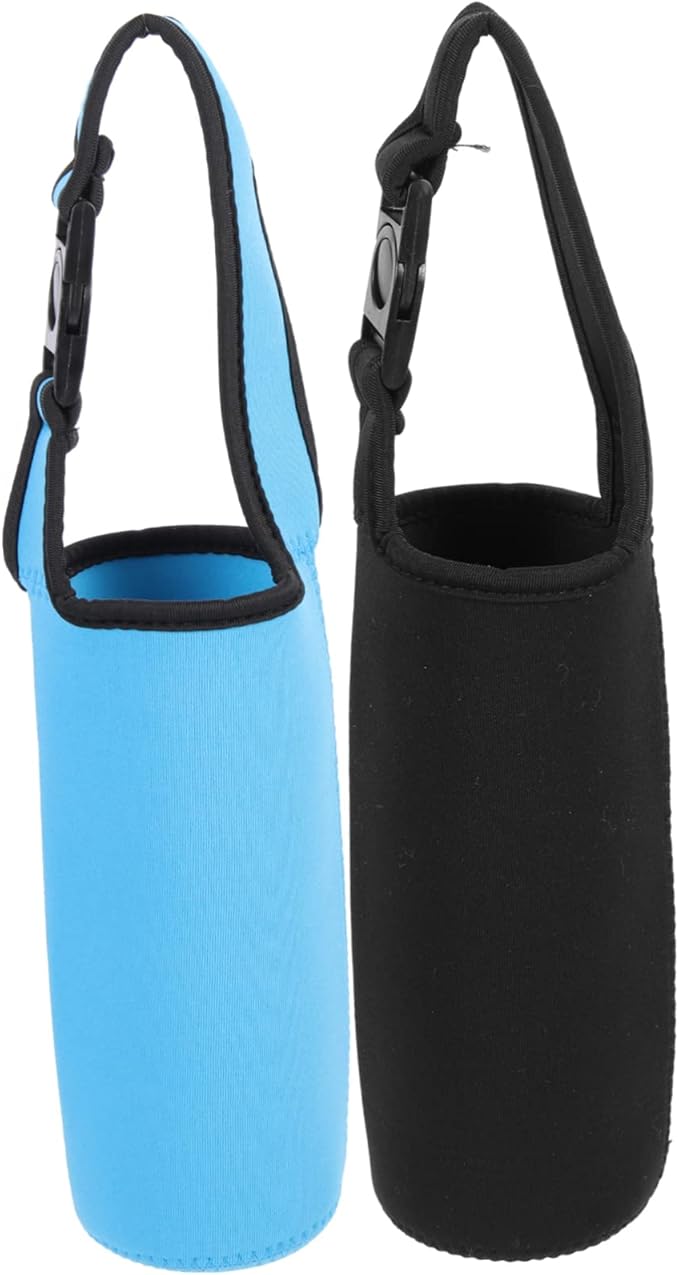 Holibanna 2pcs Cup Sets Water Bottles Insulated Water Bottles Neoprene Water Bottle Sleeve Travel Bottle Holder Bag Bottle Warmer Pouch Water Bottle Gym Protector Cup Cover Print