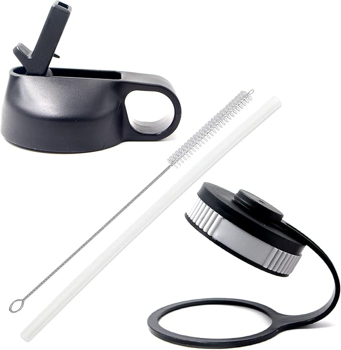 32 oz Football Water Bottle, Flask Sports with 2 Lids 18/8 Stainless Steel Travel Tumbler Double Wall Vacuum Insulated Hot/Cold (32oz, Football)