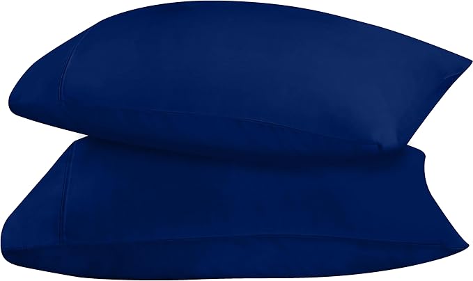 Utopia Bedding King Pillow Cases - 2 Pack - Envelope Closure - Soft Brushed Microfiber Fabric - Shrinkage and Fade Resistant Pillow Covers 20 X 40 Inches (King, Royal Blue)