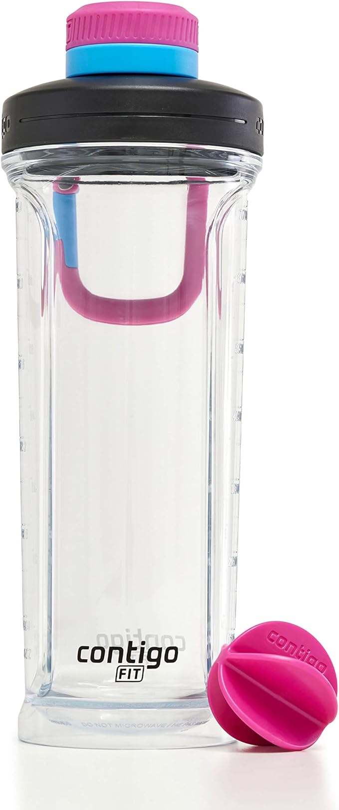 Contigo Shake & Go Fit 2.0 Tritan Water Bottle 28oz., Blue Poppy