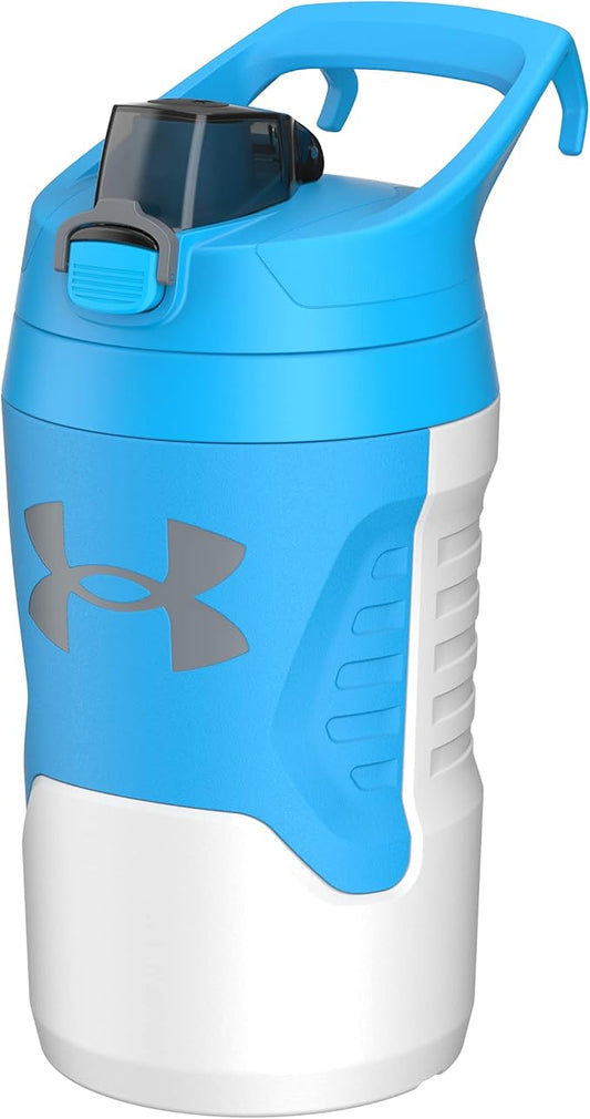 Under Armour Sports Water Jug, 32 oz Insulated Water Bottle w/Handle, Fence Hook, Leak Resistant, Baseball, Football & More