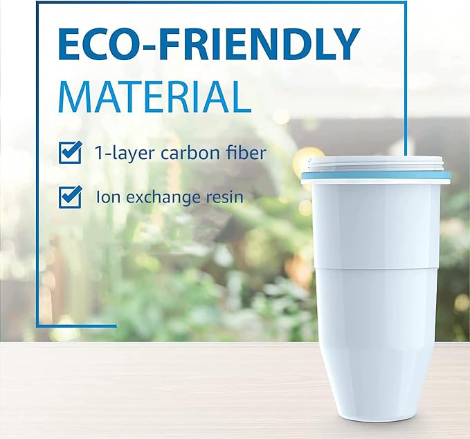 Filterlogic NSF/ANSI 42&372 Certified Replacement Water Filters, Water Pitchers, and Dispensers Reduce TDS, Chlorine and More (Pack of 3)