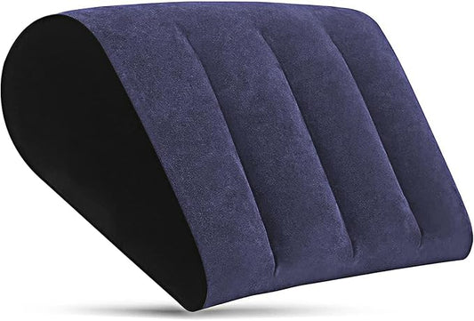Prosixtoy Wedge Leg Elevation Pillow-Neck Pillows for Pain Relief Deep Sleep Bed Cushion Body Pillow-Knee Pillow Lumbar Support Pillow for Back Sleeper,Fast Inflating Deflation(Blue)
