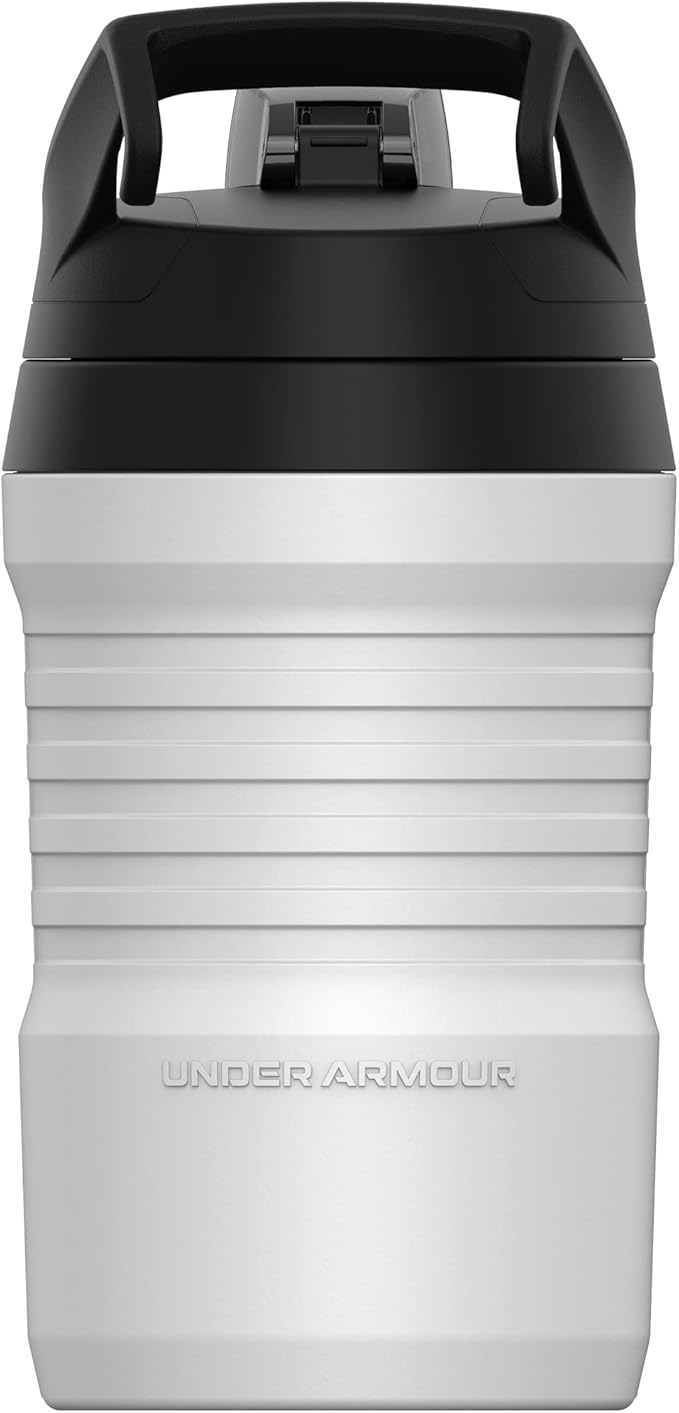 Under Armour Sports Water Jug, 32 oz Insulated Water Bottle w/Handle, Fence Hook, Leak Resistant, Baseball, Football & More