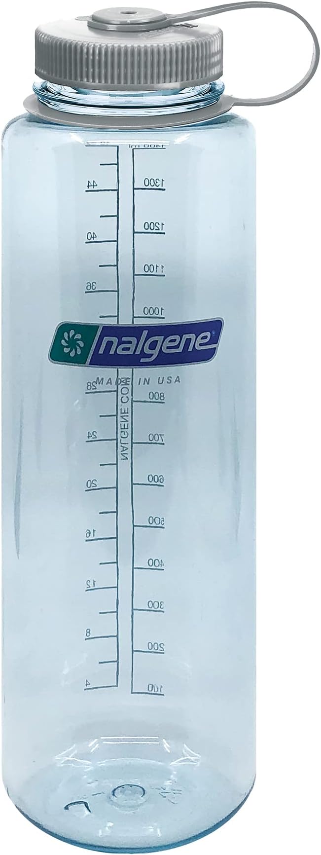 Nalgene Sustain Tritan BPA-Free Water Bottle Made with Material Derived, 32 OZ, Narrow Mouth, Gray & Sustain Tritan BPA-Free Water Bottle Made with Material Derived, 48 OZ, Wide Mouth, Seafoam