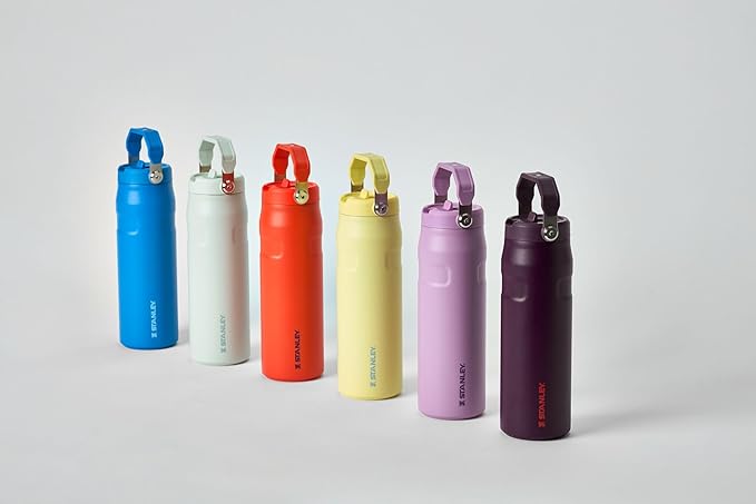 Stanley IceFlow Flip Straw 2.0 Water Bottle| Built-In Straw with Larger Opening | Lightweight & Leak-Resistant | Insulated Stainless Steel | BPA-Free