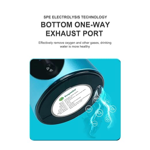 Hydrogen Water Bottle, 230ml New Portable Hydrogen Water Ionizer Machine, 5 Minute 2000ppb High Efficiency Rich H2 Hydrogen Water Bottle Generator Rechargeable for Home Office