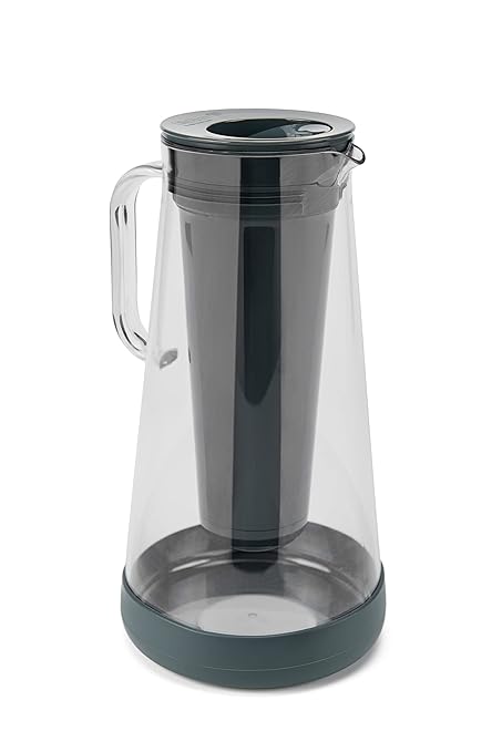 LifeStraw Home Silicone Base, Water Pitcher 10-Cup Accessory, Charcoal Gray