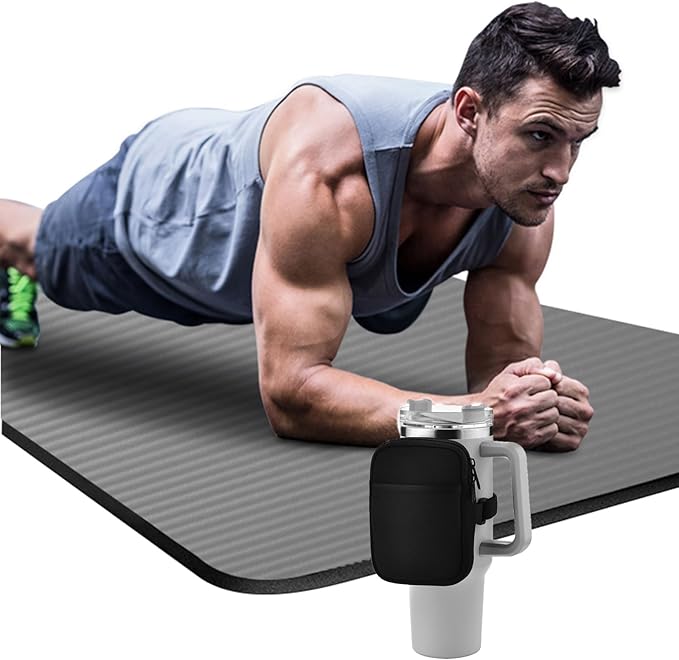 Water Bottle Pouch for Stanley, Running Water Bottle Handheld Caddy Compatible With Stanley Quencher Adventure 40oz & IceFlow 20/30oz, Kinds of Tumbler, Gym Water Bottle Accessories For Women