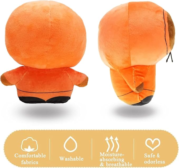 SP Anime Plush Toys, 8'' Kyle Cartman Kenny Butters Soft Plush Doll Cute Plush Pillow Stuffed Animals Toy Birthday Gifts for Children Adults and Fans（Kenny）