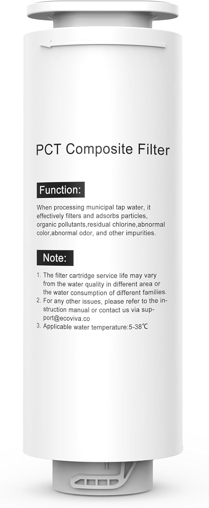 Replacement PCT Filter Cartridge for Reverse Osmosis System RO600
