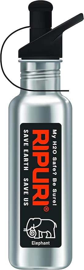 Classic 27oz Filter Bottle Water Bottle stainless steel Camping Hiking Backpacking Outdoor Emergency Elephant