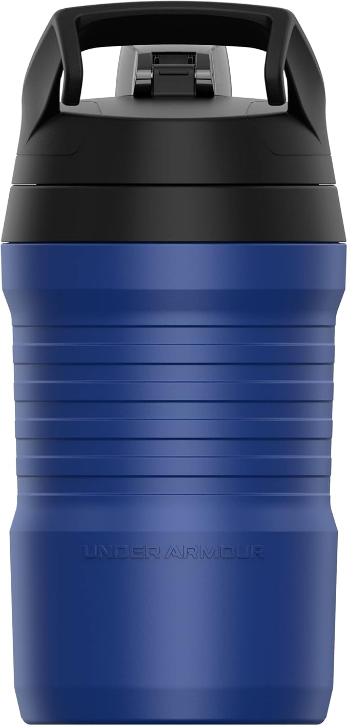Under Armour Sports Water Jug, 32 oz Insulated Water Bottle w/Handle, Fence Hook, Leak Resistant, Baseball, Football & More