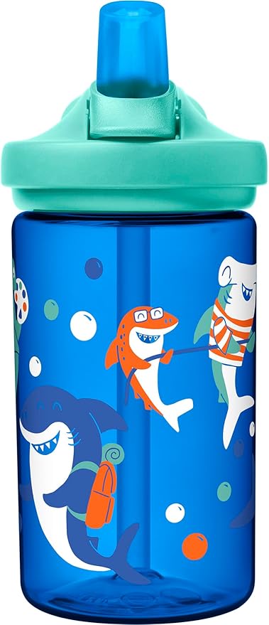 CamelBak Eddy+ 14oz Kids Water Bottle with Tritan Renew – Straw Top, Leak-Proof When Closed - Limited Edition Colors