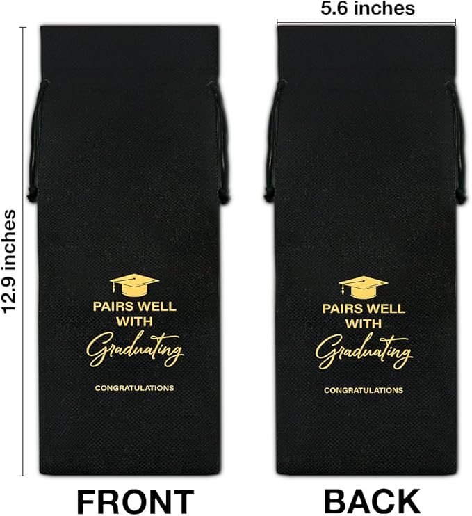 Graduation Wine Bag Graduation Gift for Him Her Graduates College Grad Wine Bag Gift
