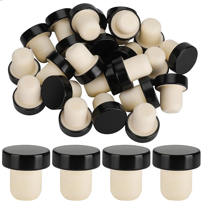 Wine Bottle Corks T Shaped Cork Plugs for Wine Cork Wine Stopper Reusable Wine Corks Sealing Plug Bottle for Wine Beer Bottles DIY Craft (48pcs T-shaped)
