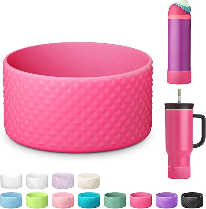 Silicone Boot for Owala Water Bottle 24 oz 32 oz 40 oz, Anti-Slip Protective Sleeve for FreeSip/Twist/Flip Stainless Steel Water Bottles Accessories