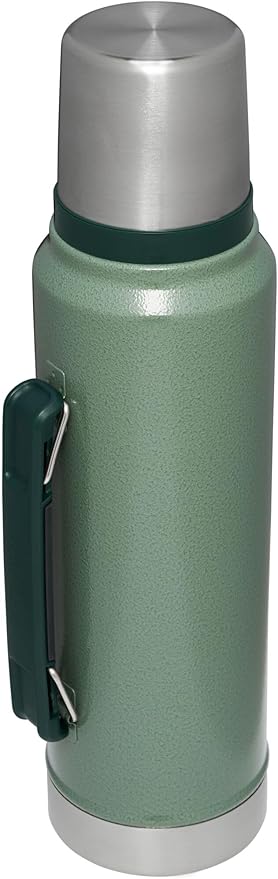 Stanley Classic Vacuum Insulated Wide Mouth Bottle -BPA-Free 18/8 Stainless Steel Thermos for Cold & Hot Beverages