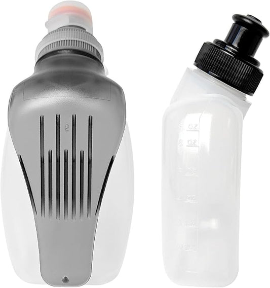 AXEN Water Bottle for Running Hydration Belt, BPA-Free&Leak-Proof Sports Water Bottle for Marathon Walking Hiking Cycling Trail Skiing