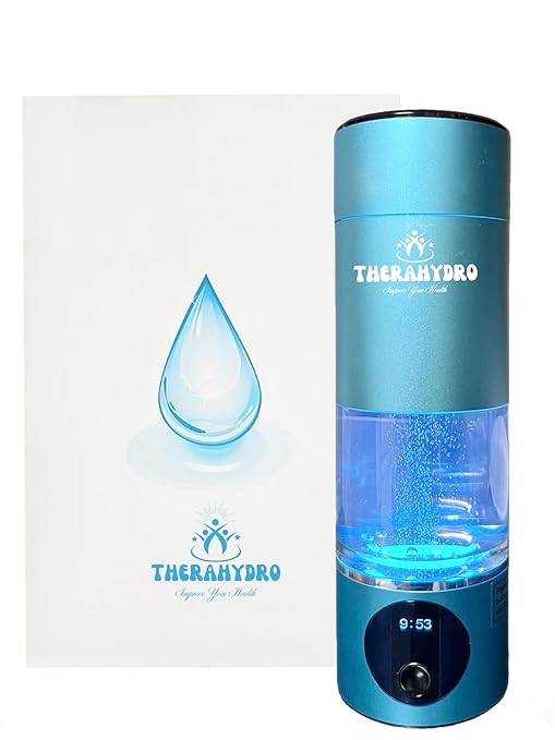 ; Hydrogen Water Bottle ; Generates Real 6000ppb+ Pure Hydrogen Water Concentration - Hydrogen Water Bottle Generator; Food Grade Material - Hydrogen Water Machine ; SPE/PEM THECH