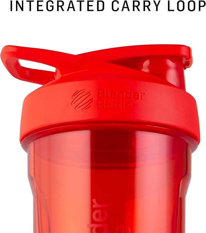 BlenderBottle Strada Shaker Cup Perfect for Protein Shakes and Pre Workout, 28-Ounce, Purple