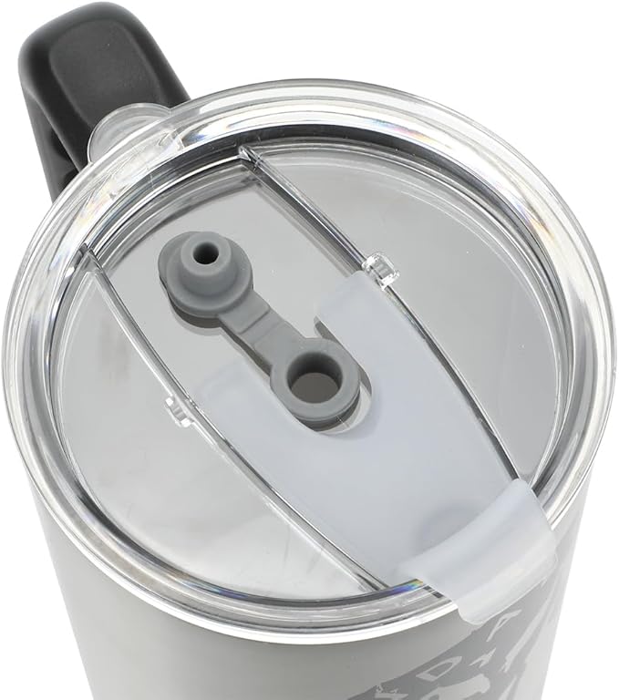 Bioworld Star Wars Mandalorian Mythosaur Skull Bounty Hunter Logo 40 Oz Silver Stainless Steel Tumbler