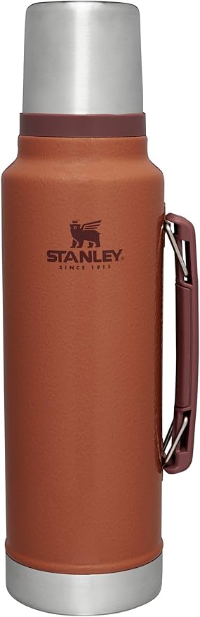 Stanley Classic Vacuum Insulated Wide Mouth Bottle -BPA-Free 18/8 Stainless Steel Thermos for Cold & Hot Beverages