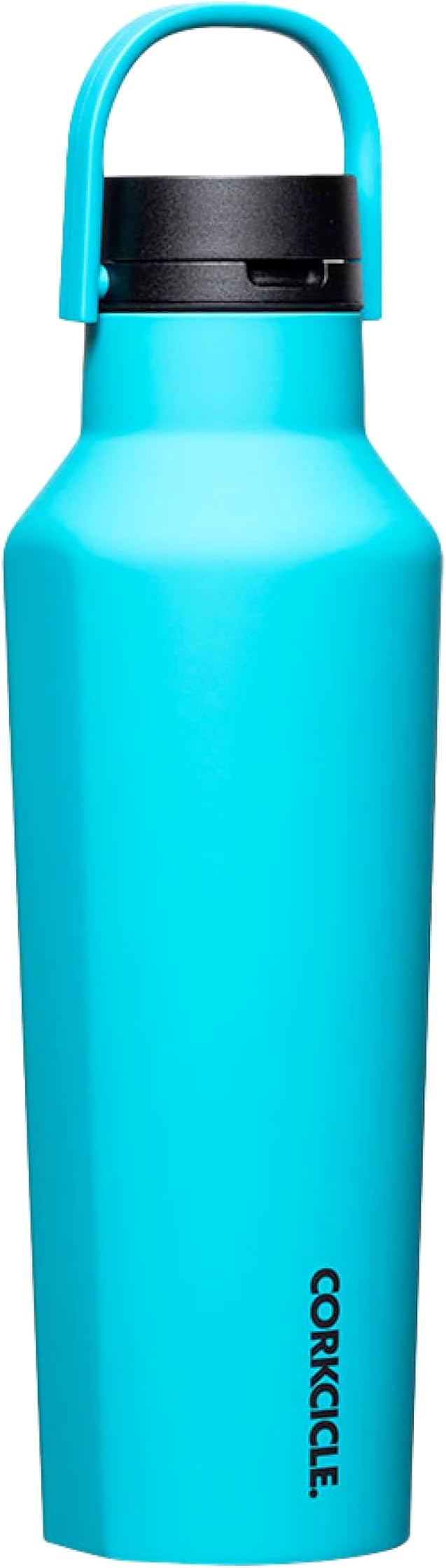 Corkcicle Sport Canteen Insulated Tumbler, Capri Blue, 20 oz – Reusable Water Bottle Keeps Beverages Cold for 25 Hours & Hot 12 Hours – Cupholder Friendly Tumbler with Screw-On Cap