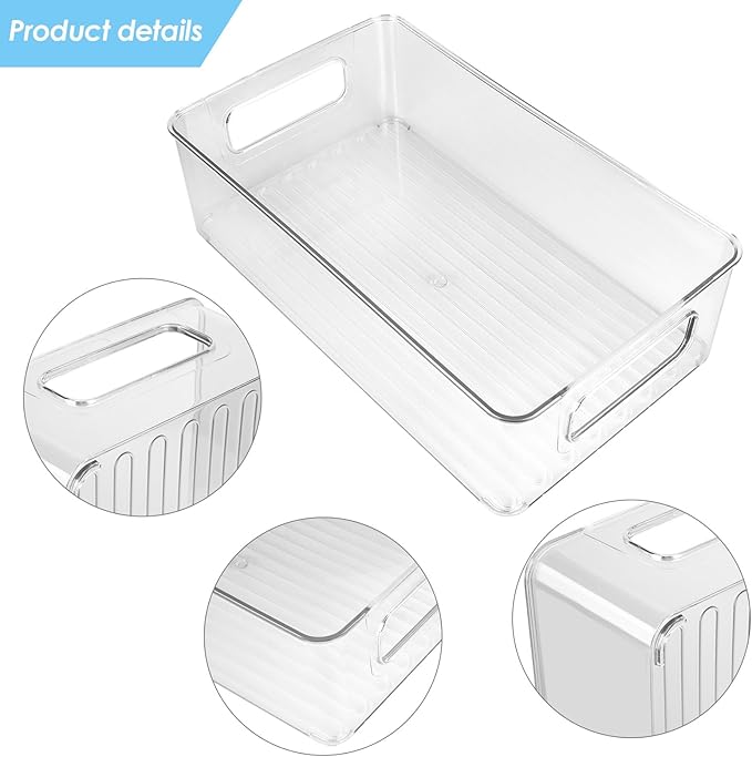 Baby Bottle Organizer Plastic Storage Center for Baby Bottles and Food Jars Baby Bottle Organizer for Cabinet, Perfect Organizer for Kitchen Cabinet, Pantry, Refrigerator, and Countertop（2 pcs）
