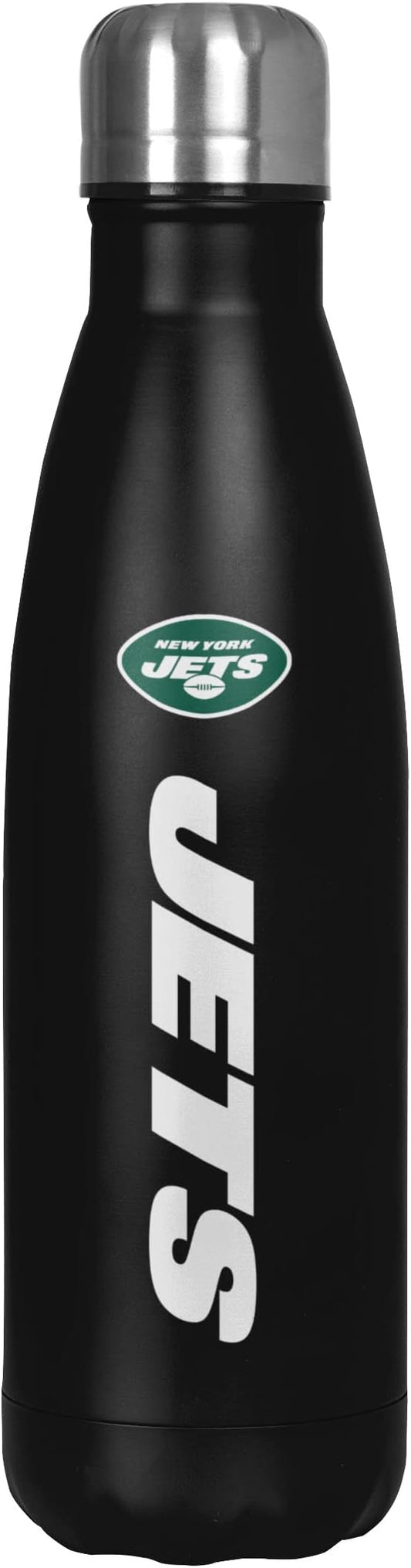 FOCO NFL unisex-adult NFL Team Logo Wordmark Chill Water Bottle