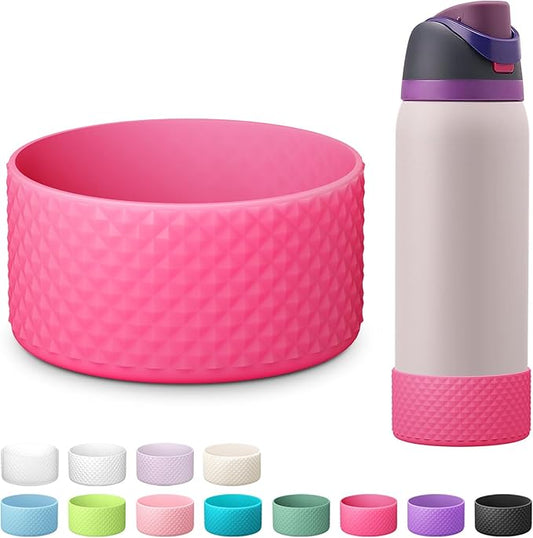 Silicone Boot for Owala Water Bottle 24 oz 32 oz 40 oz, Anti-Slip Protective Sleeve for FreeSip/Twist/Flip Stainless Steel Water Bottles Accessories